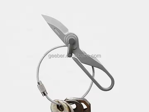 New Arrival Titanium EDC Mini Folding Knife M390 Steel As Box <strong>Cutter</strong> with <strong>Key</strong> Chain Hole for Outdoor and Everyday Life - Product Image 5