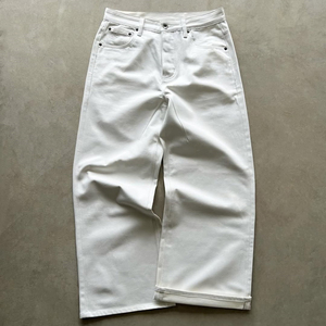 Produttore di <span class=keywords><strong>Denim</strong></span> personalizzato da uomo a gamba dritta ampio solido bianco bianco nero giapponese pantaloni in <span class=keywords><strong>Denim</strong></span> <span class=keywords><strong>Jeans</strong></span> uomo - Product Image 3