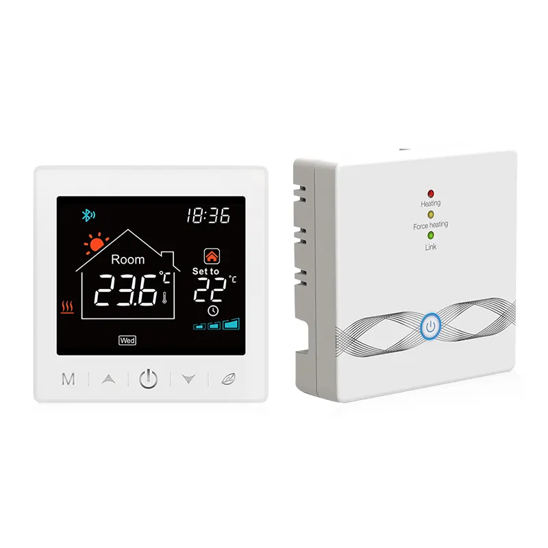 msthermic MH-9W RF Wireless WiFi Smart Thermostat for Gas Boiler Heating Temperature Controls