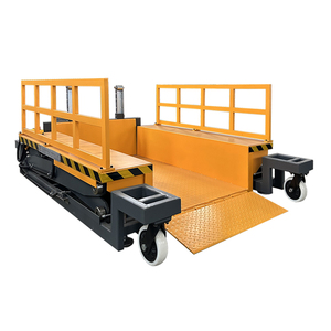 Mobile <strong>Unloading</strong> Table for Efficient <strong>Loading</strong> <strong>and</strong> <strong>Unloading</strong> of Forklift Trucks with <strong>Container</strong>