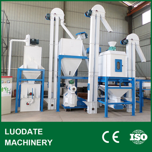 1-2TPH Tierfutter mühle Paletten maschine Futters ystem Ziegen geflügel futter Pellet verarbeitung Herstellung landwirtschaft licher Maschine - Product Image 2