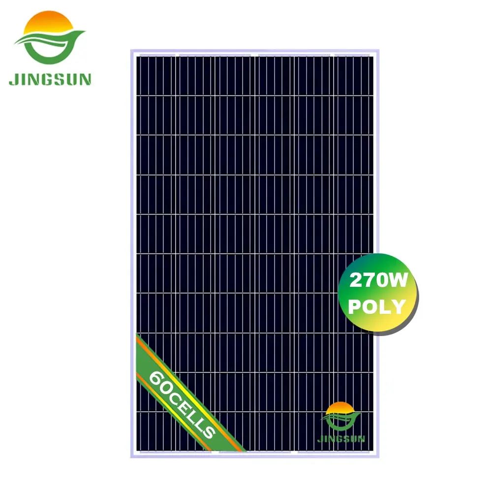 Jingsun A 급 휴대용 Solar Panels 270 와트 60 셀 Poly 유연한 Solar Panels