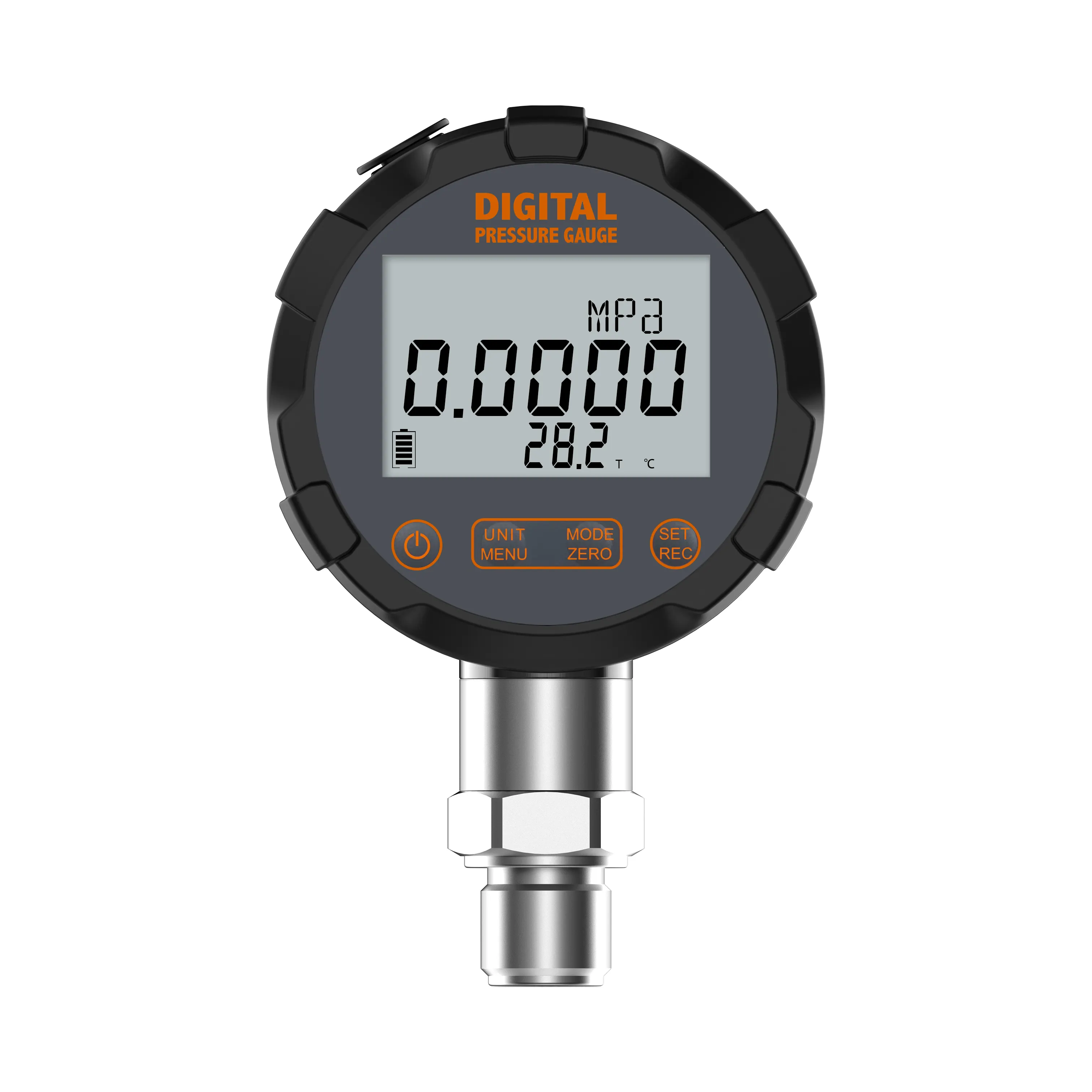 0.05% Fs 330 Rotatie Datalogger Draadloze Digitale Drukmeter Voor Lab MD-S211 Oplaadbare Batterij Powerd Type-C