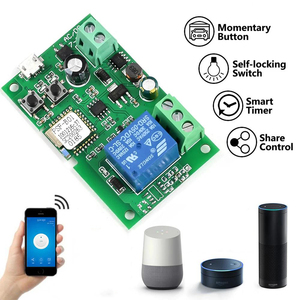 1 Channel WiFi RF <strong>Switch</strong> Module DC 5V 7-32V Wireless APP <strong>Remote</strong> Control Relay work - Product Image 1