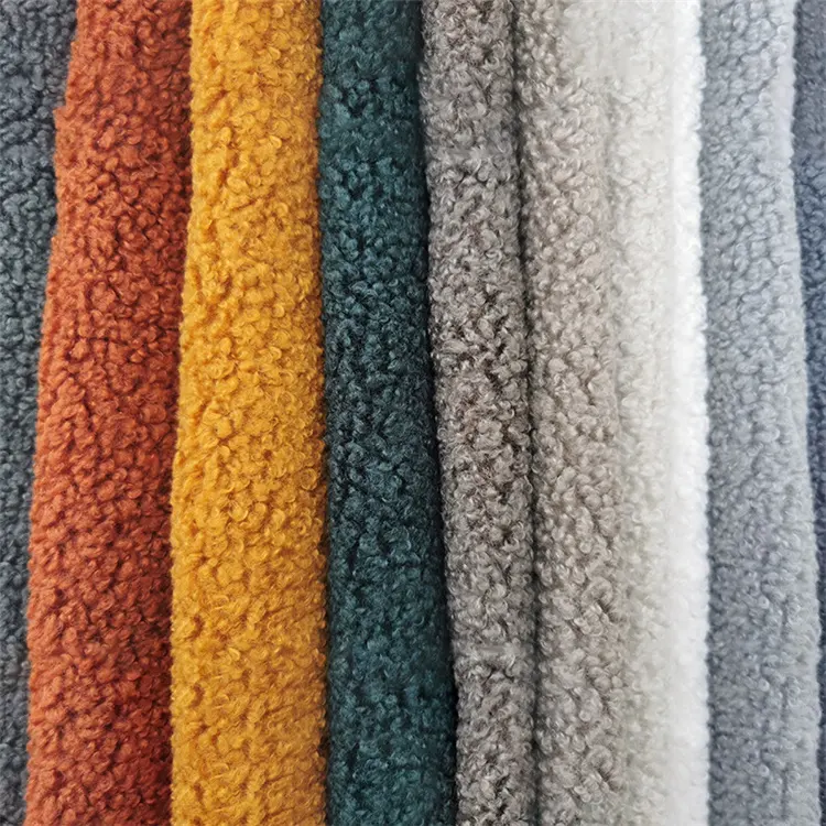 Teddy Bear Sofa Fabric Supplier Textile Fabric for Cover Upholstery Sofa