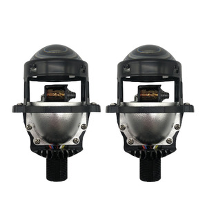 DLAND MATCHBOX เลนส์โปรเจคเตอร์ LED ขนาดเล็ก,ชุดเลนส์ไมโคร1.8นิ้วติดตั้งง่าย36W LHD RHD BILED พร้อมลำแสงสูงต่ำโฟกัส2.0 - Product Image 1