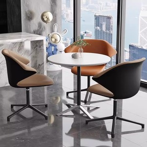 Silla de oficina de lujo Simple de diseño moderno nórdico, Ingeniería humana para negociación de mesa de red, uso de computadora de Aprendizaje Familiar - Product Image 6