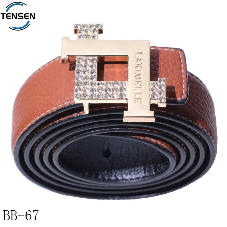 Custom Hot selling men's classic vintage needle buckle luxury cattle leather belt for lady
