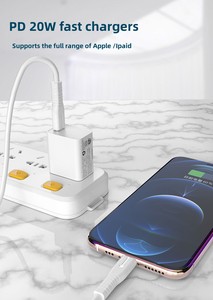 NiLike USB Type C Wall Charger and Data Cable 20W PD Fast Charging Mobile Phone Power Adapter for iPhone <strong>Apple</strong> - Product Image 4