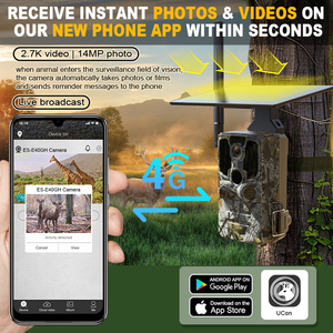 Gran oferta, resistente a prueba de agua grabadora de vídeo, cámara de rastreo con panel solar 4G para cámara de rastreo, función de caza GPS - Product Image 4