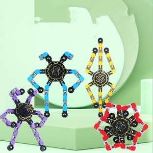 指尖机械陀螺仪可变形状拼图diy减压链变形机器人陀螺仪玩具 - Product Image 4