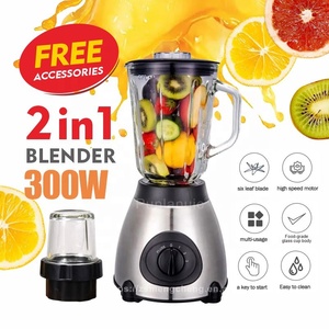 2 in1 Blender sıkacağı elektrikli 3 hız mutfak aletleri 1.5L çok fonksiyonlu mikser Blender gıdalar mikser - Product Image 2