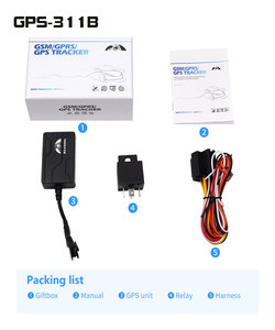 Coban-micro rastreador gps oculto 311b, rastreador gsm para coche, motocicleta, taxi, aplicación en tiempo real para android e IOS - Product Image 6