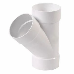Y-tipi PVC boru bağlantı parçaları 3-Way su tüpü adaptör kaplin 20 25 32mm ID pürüzsüz yüzey döküm teknikleri - Product Image 1