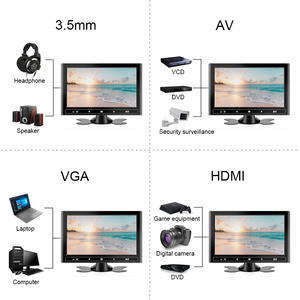 7-9 Zoll LCD-Monitor Kopfstütze Tragbarer HD VGA LCD-Auto bildschirm für PC/Mac Mini/TV/Kamera/Gaming IPS 1024 X600 Unterstützung AV-Video - Product Image 4