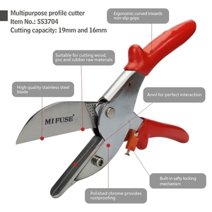 Multi Tool Pvc Trunking Tube Pvc Trim <strong>Cutter</strong> Rubber Cutting 45 Degree Cutting Rubber Miter <strong>Cutter</strong> - Product Image 2
