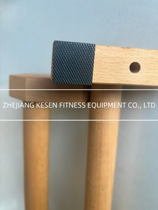 עץ Parallettes בר עמידת ידיים ברים עם Push-Up ידיות עבור התעמלות התעמלות מעמדי