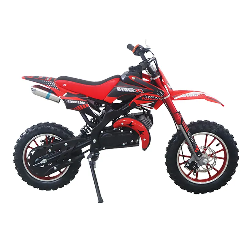 New Fashion 2-Takt Mini Dirt Bikes Pull Start Gas Mini Motorrad 49cc für Kinder