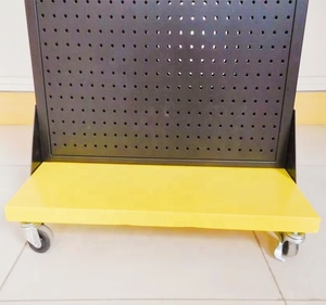 Custom doppia faccia negozio al dettaglio gancio appeso accessori per telefono gioielli adesivi per cancelleria in metallo peggboard espositore