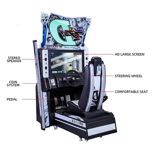 初始D街机赛车投币32液晶驾驶汽车模拟器视频游戏机 - Product Image 4