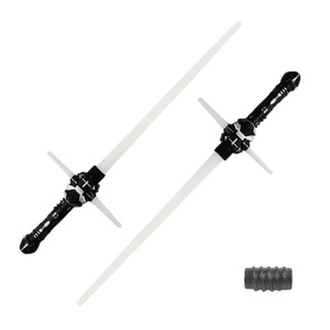 2Pack Skywalker Starwars พร้อมไฟและเสียง,ของเล่นติดไฟ LED Kylo Ren เปลี่ยนสีได้7สี