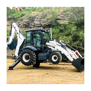 Cargador-excavadora de ruedas máquina de carga 4 en 1 ingeniería cargador-excavadora - Product Image 2