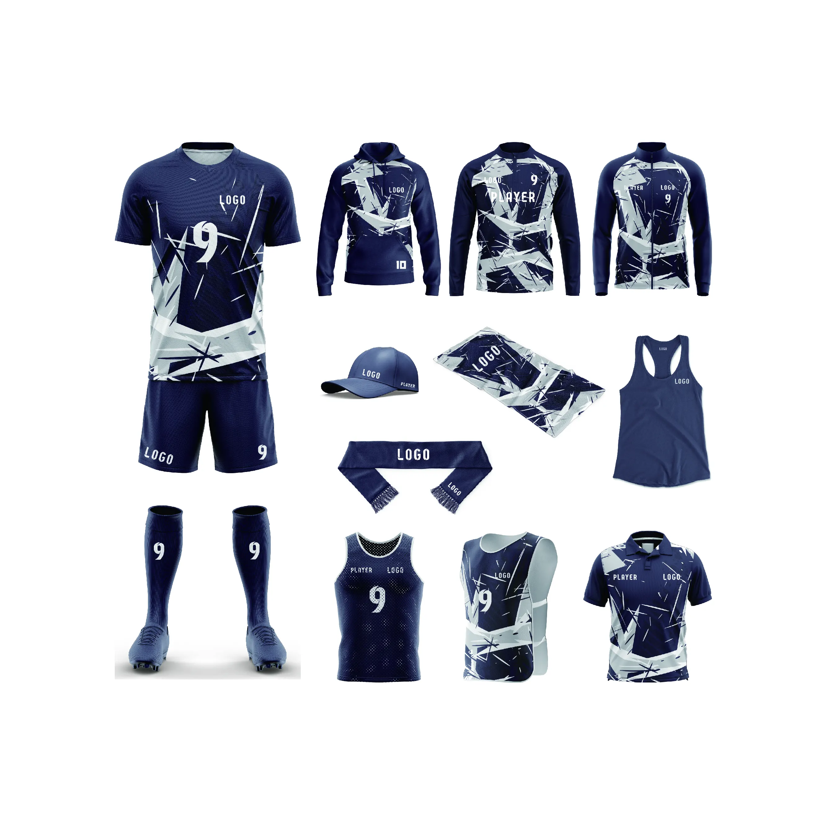 Uniforme de fútbol de moda, de alta calidad uniforme de fútbol, uniforme de fútbol Deportivo de entrenamiento de partido personalizado