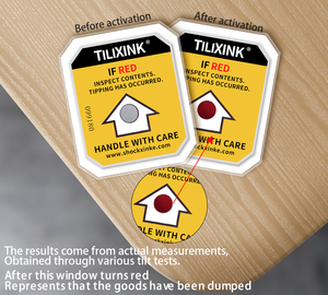 Hassas Cihaz Taşıma Eğim Göstergesi için Ultra Hassas Tek Kullanımlık Açı Değişimi Göstergeleri - Product Image 3