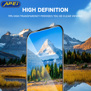 APEI Factory Price Dust-free Magic Box 9H HD Clear Tempered Glass Protector para iPhone 17 16 15 14 13 Pro Max 2-Package - Product Image 6