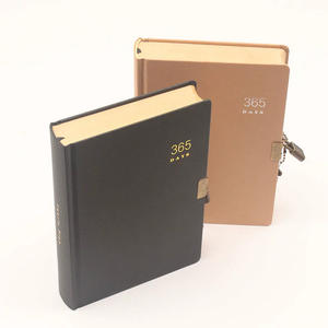 Retro 365 Days Private Schedule <strong>Notebook</strong> Thickened Blank Kraft Page Diary <strong>with</strong> Lock - Product Image 3