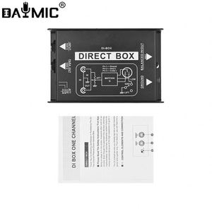 Professional <strong>Audio</strong> Converter Single Channel DI Box Passive DIRECT BOX Injection Musical Instrument Single Channel - Product Image 6