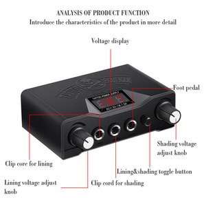 ชุดเครื่องสักลายแบบคู่ชุดเครื่องสักแบบมืออาชีพ - Product Image 3