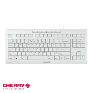 Teclado CHERRY Stream Tkl Teclado digital Usb-A Silencioso Escritura única Sensación Tenkeyless Diseño Teclado inteligente Blanco o negro - Product Image 2