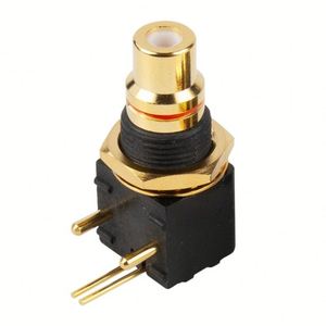 Placa giratoria de asiento RCA chapada en oro, decodificador DAC, entrada/salida Coaxial Digital, PCB, toma de placa de soldadura de 90 grados - Product Image 5