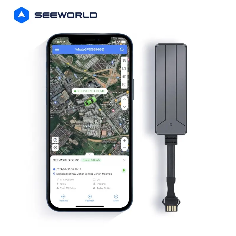 2G Rastreador SEEWORLD Navigation S102A جهاز تعقب صغير للمركبات للدراجات النارية