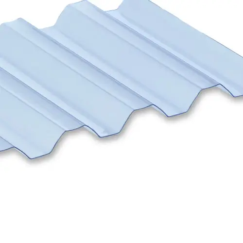 Produttore di pannelli in lamiera di plastica per coperture solide in policarbonato ondulato di colore trasparente