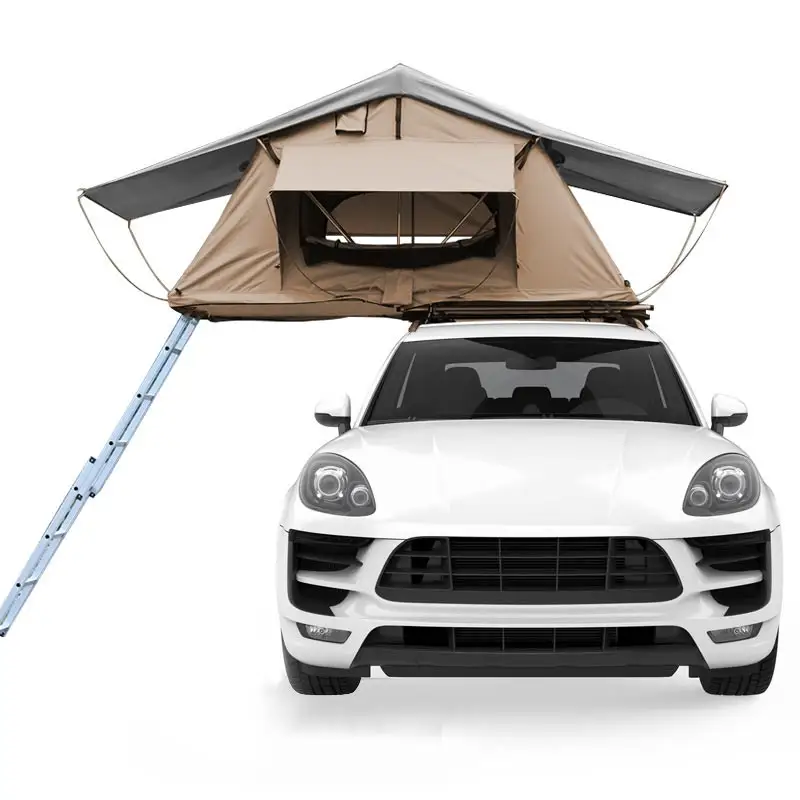 Tenda Atap Mobil Cangkang Lunak Kustom Kemah Luar Ruangan Tenda Atap Lunak untuk Mobil