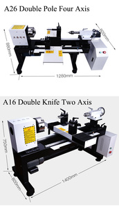A16双刀头双轴多功能CNC车床木工 - Product Image 2