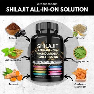 แคปซูลสารสกัด himalayan shilajit ธรรมชาติ60แคปซูล/ขวดแคปซูล de shilajit shilajit ultra CAPSULE - Product Image 4
