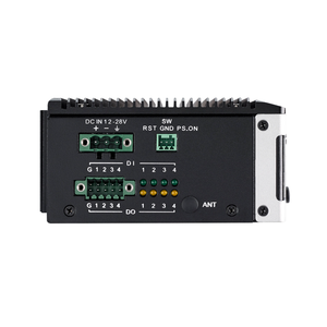 Advantech-Mini PC de ordenador industrial sin ventilador, dispositivo Intel Atom E3940 QC SoC con puertos aislados GbE COM y DIO, carril DIN - Product Image 1