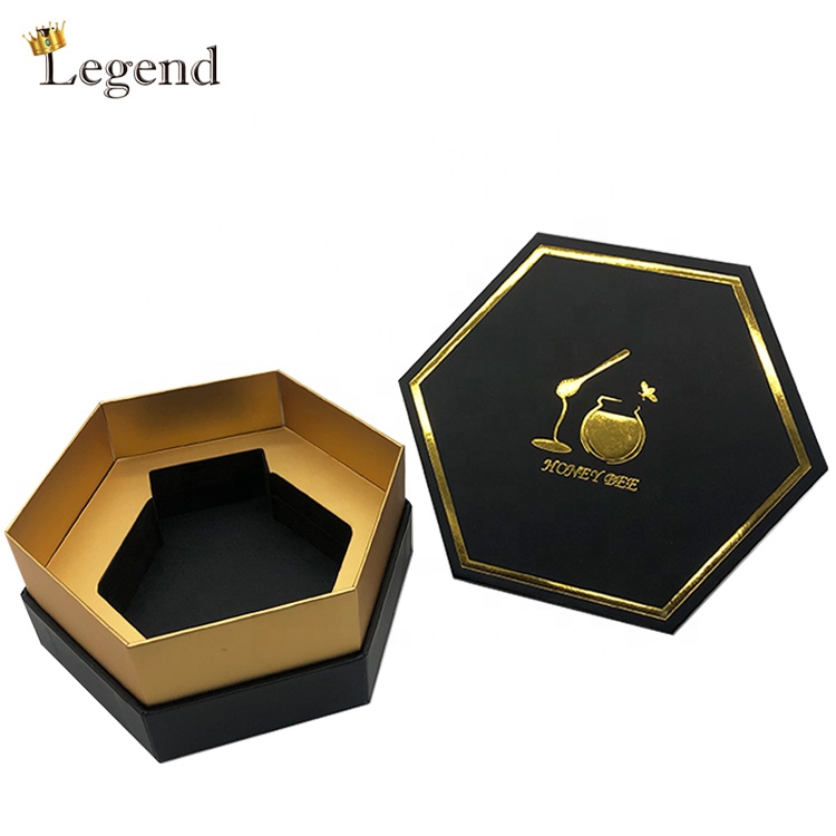 Black Hexagon Box