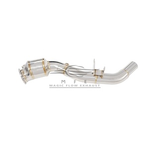 High Flow Exhausted Catted Downpipe <strong>Header</strong> for Land Rover Velar 2.0T 2018-2021 Down Pipe Manifold - Product Image 2
