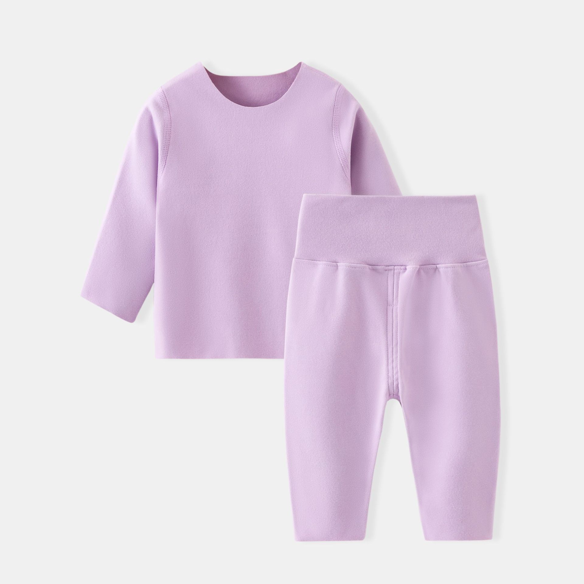 purple high-waisted German woolen top