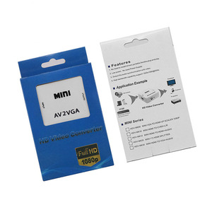 AV2VGA迷你高清RCA CVBS影音到VGA适配器高清视频转换器，价格优惠