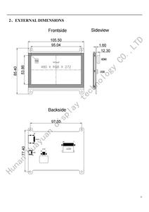 4.3 pollici raspberry pi LCD monitor 800*480 IPS touch display 300 lit interfaccia HDM-I e pannello touch USB - Product Image 5