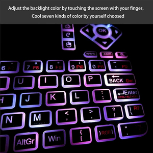 Günstige hintergrund beleuchtete 2.4G I8 Flexible Clavier Wireless Mini-Tastatur für Smart-TV Android-Box Windows-PC-Spiel Smartphone mit Touchpad - Product Image 5