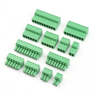 Bloque de terminales enchufable, Conector de 3,81mm, 6 pines, sin soldadura, tipo de acoplamiento - Product Image 2