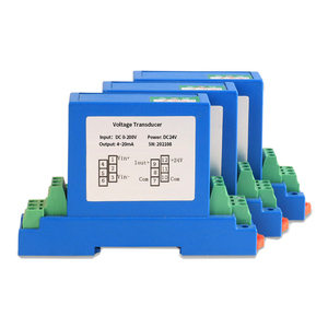Voltage Transducer DC0-1000V input 4-20mA Voltage Transducer Voltage <strong>Sensor</strong> Transmitter measurement - Product Image 2