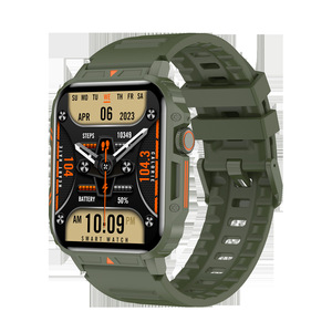 2024 New 1.95 '' Outdoor Smart Watch Herren <span class=keywords><strong>Bluetooth</strong></span> Anruf Smartwatch für <span class=keywords><strong>Android</strong></span> <span class=keywords><strong>IOS</strong></span> IP68 wasserdichte Damenuhr