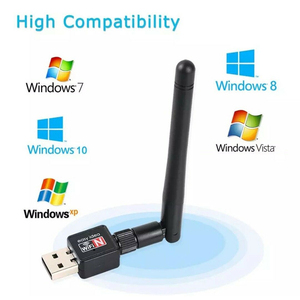 USB WiFiアダプター150Mbps MT7601ミニワイヤレスネットワークカードUSB Wi-FiドングルラップトップデスクトップPCコンピュータ用 - Product Image 3